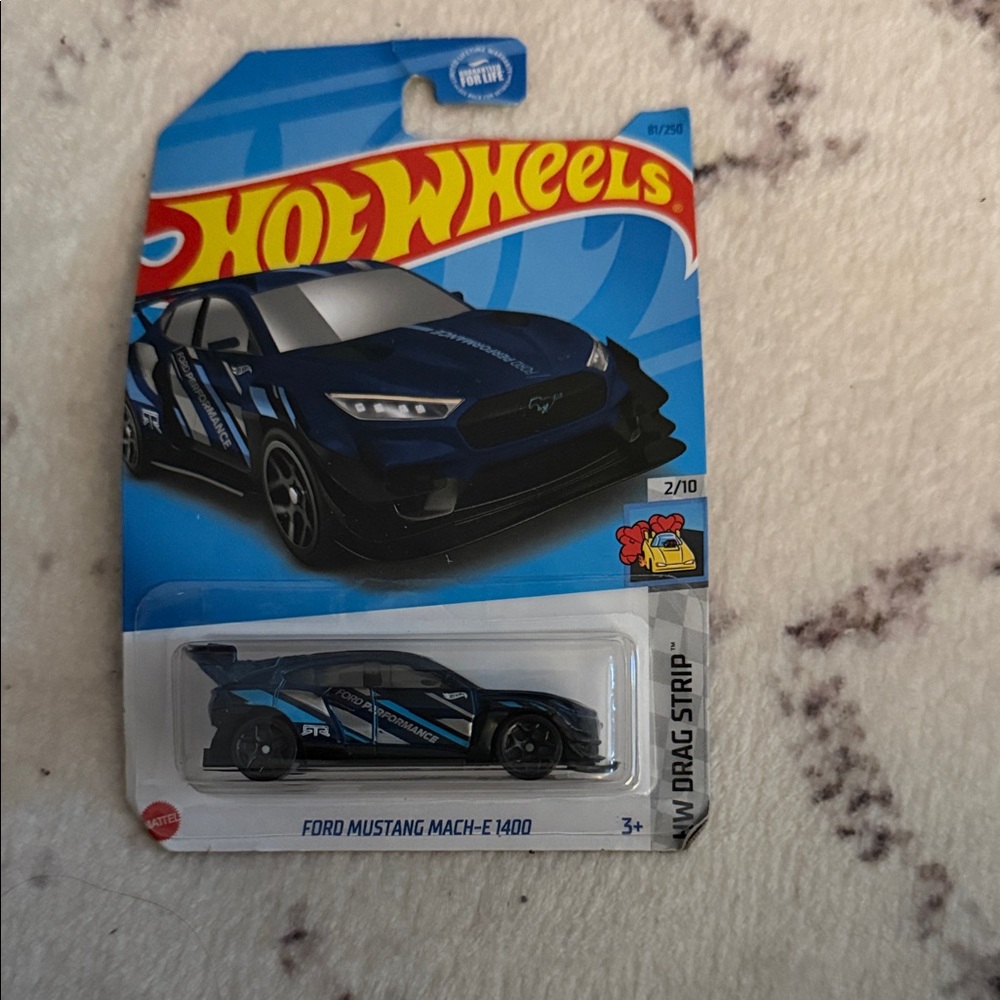 Mattel Hot Wheels Blue Ford Mustang Mach-E 1400